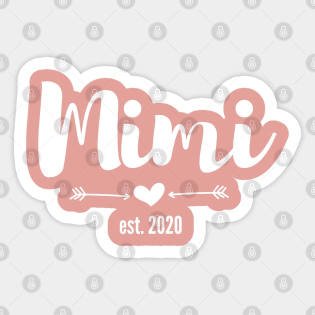 Mimi Est. 2020 Sticker by Hello Sunshine